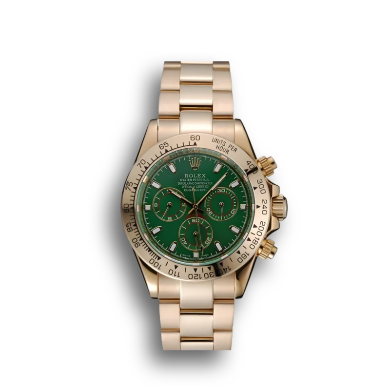 Super Clone Rolex Daytona Green Dial Rose Gold 1454244